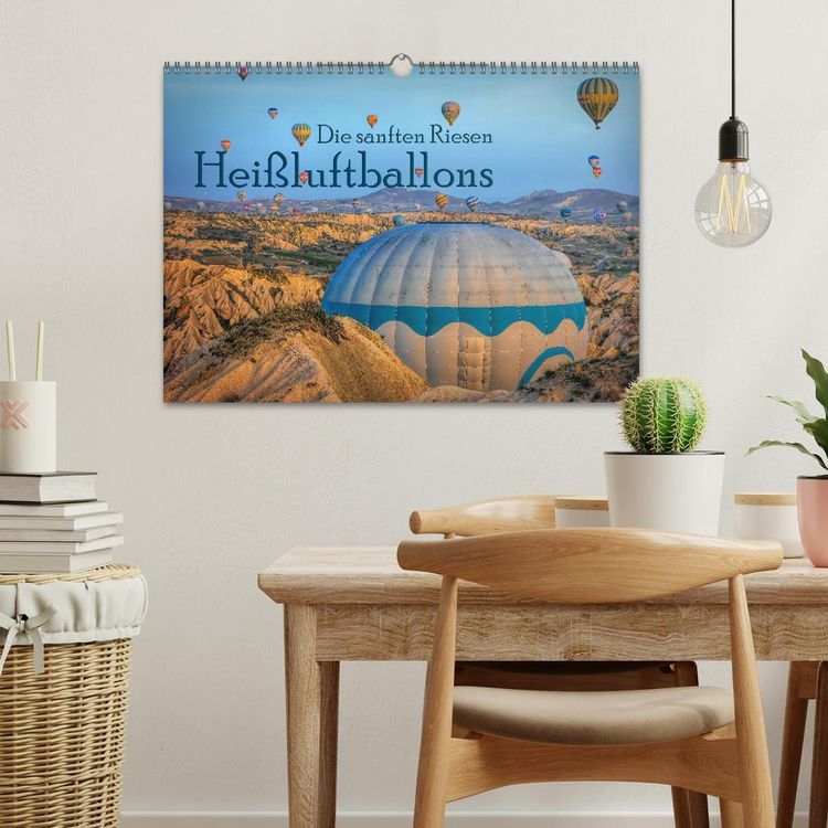 Produktbild: Hei&szlig;luftballons Die sanften Riesen (Wandkalender 2026 DIN A3 quer), CALVENDO Monatskalender