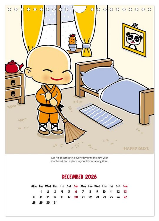 Produktbild: Mindfulness 2026 (Wall Calendar 2026 DIN A4 portrait), CALVENDO 12 Month Wall Calendar