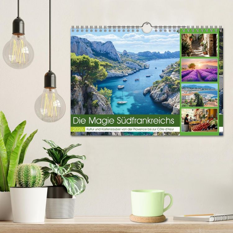 Produktbild: Die Magie S&uuml;dfrankreichs (Wandkalender 2026 DIN A4 quer), CALVENDO Monatskalender