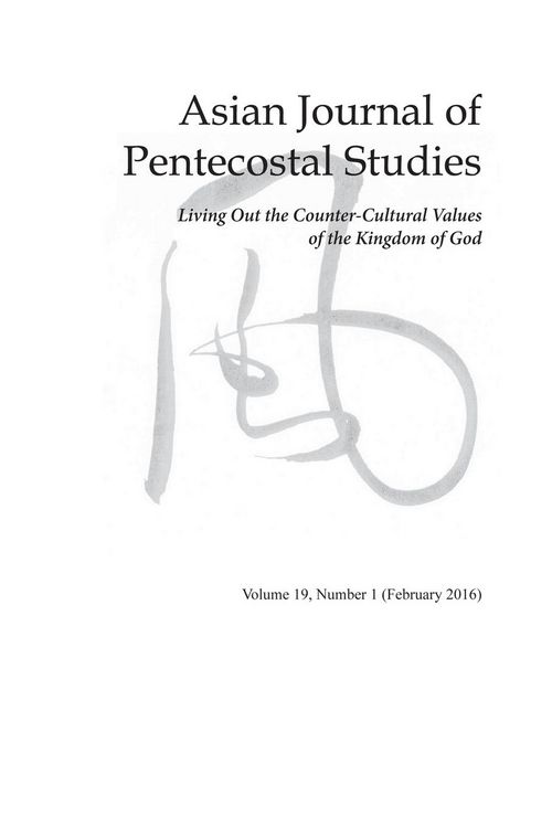 Produktbild: Asian Journal of Pentecostal Studies, Volume 19, Number 1