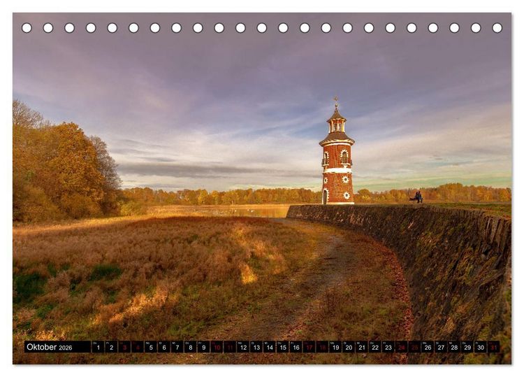 Produktbild: Sachsens Landschaften (Tischkalender 2026 DIN A5 quer), CALVENDO Monatskalender
