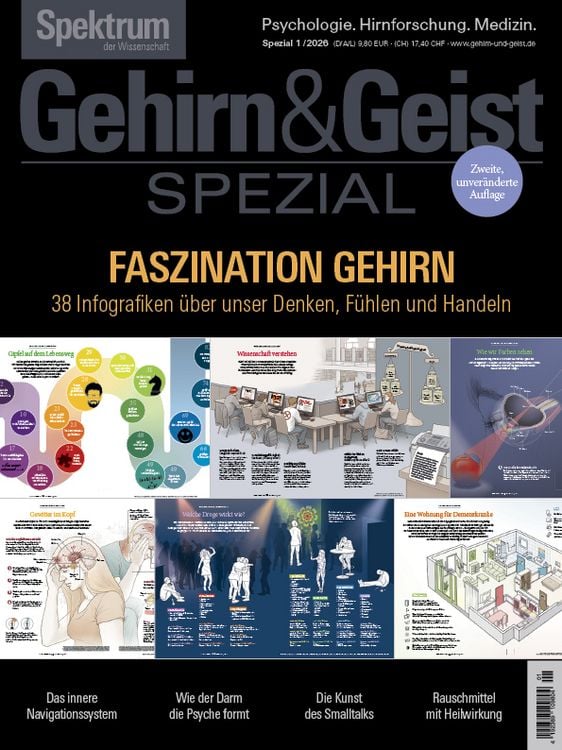 Produktbild: Gehirn&Geist Spezial 1/2026 Faszination Gehirn
