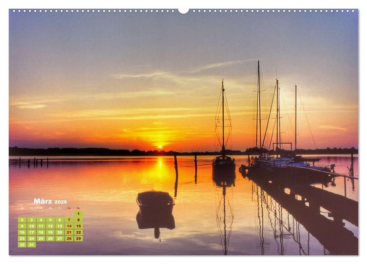 Produktbild: Schleswig-Holstein Du bist so sch&ouml;n (hochwertiger Premium Wandkalender 2026 DIN A2 quer), Kunstdruck in Hochglanz