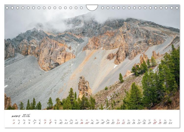 Produktbild: Le col de l'Izoard sur la route des Grandes Alpes (Calendrier mural 2026 DIN A4 vertical), CALVENDO calendrier mensuel