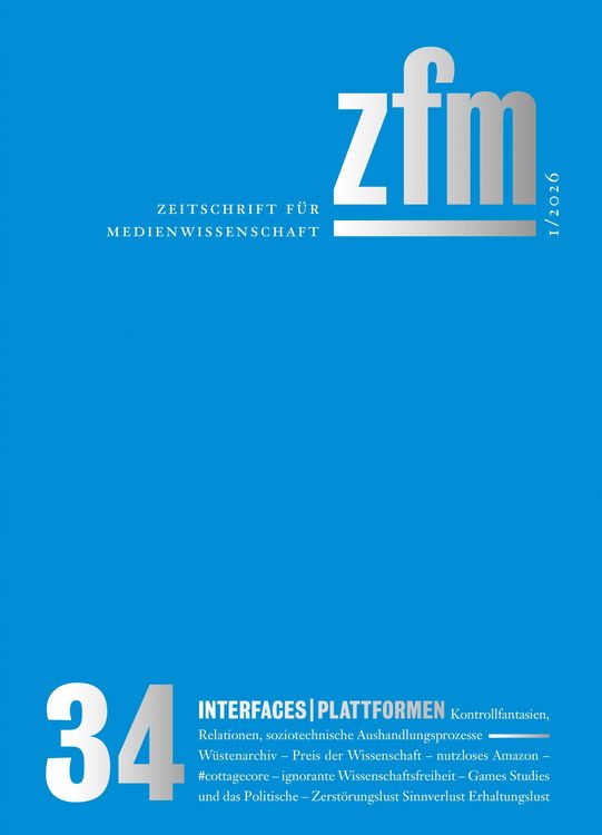 Produktbild: Zeitschrift f&uuml;r Medienwissenschaft 34