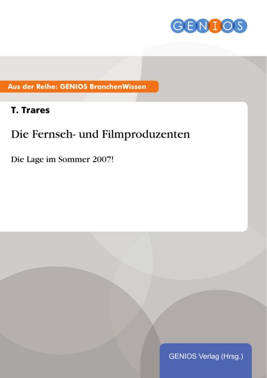 Produktbild: Die Fernseh- und Filmproduzenten