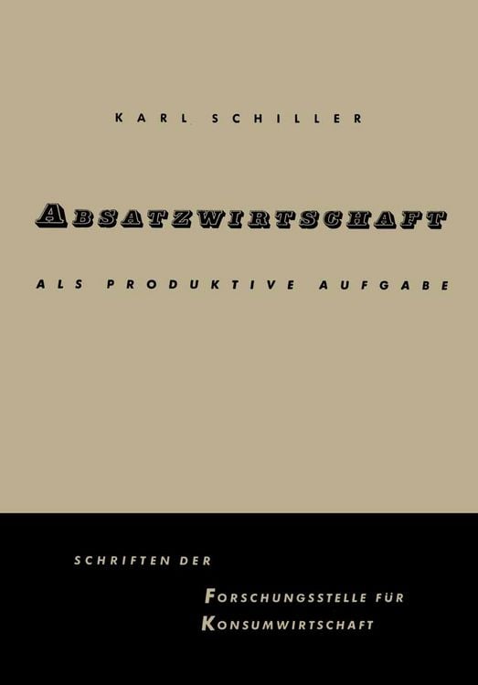 Produktbild: Absatzwirtschaft als produktive Aufgabe
