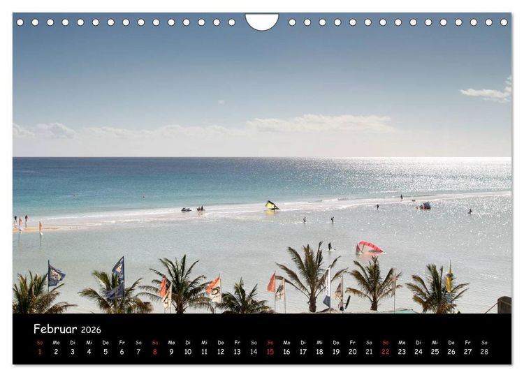 Produktbild: Kitesurfen &ndash; Faszination auf dem Wasser (Wandkalender 2026 DIN A4 quer), CALVENDO Monatskalender