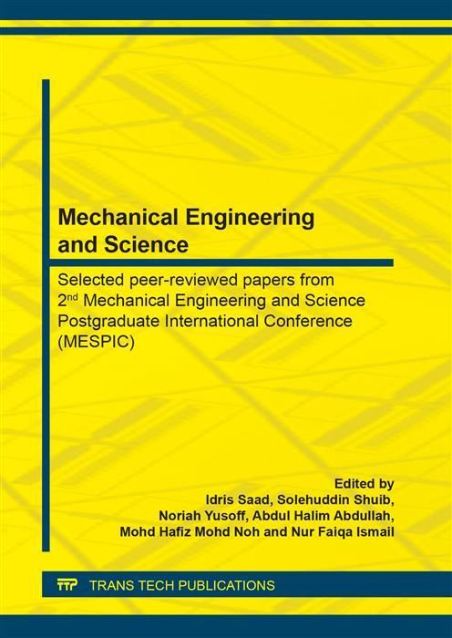 Produktbild: Mechanical Engineering and Science