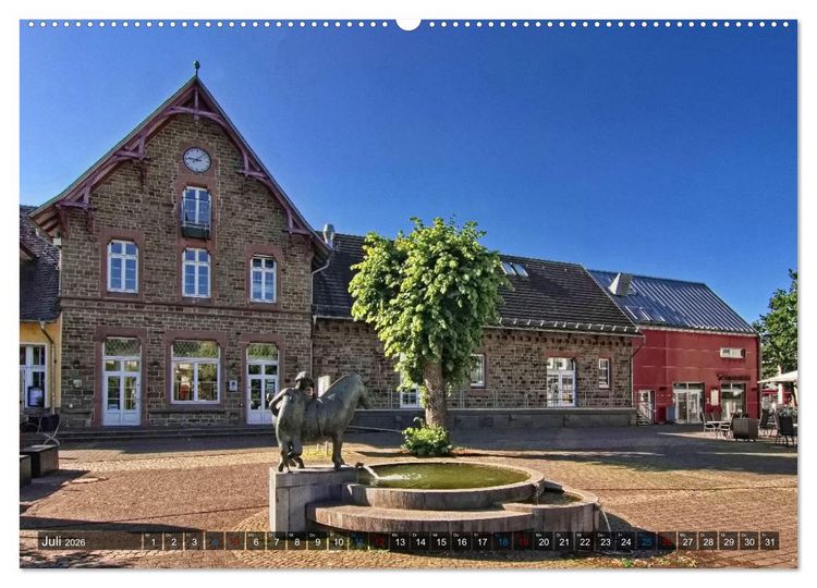 Produktbild: Stadtansichten Overath - Die charmante Stadt an Agger und S&uuml;lz (hochwertiger Premium Wandkalender 2026 DIN A2 quer), Kunstdruck in Hochglanz