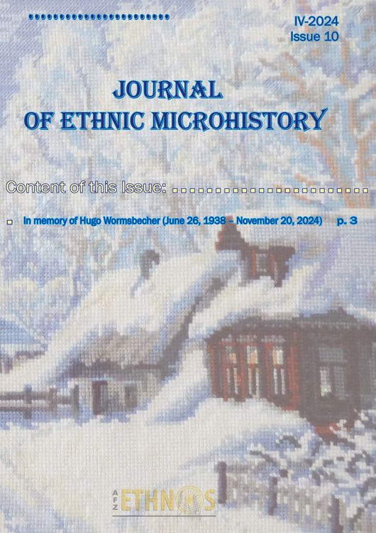 Produktbild: Journal of Ethnic Microhistory