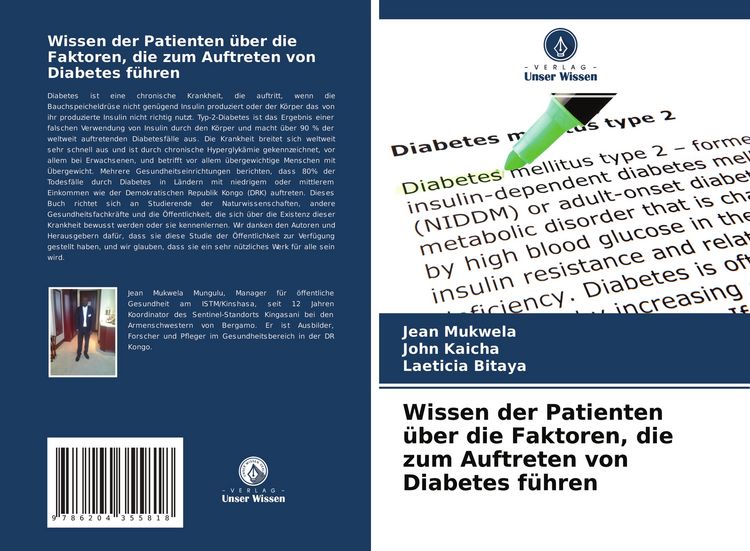 Produktbild: Wissen der Patienten &uuml;ber die Faktoren, die zum Auftreten von Diabetes f&uuml;hren