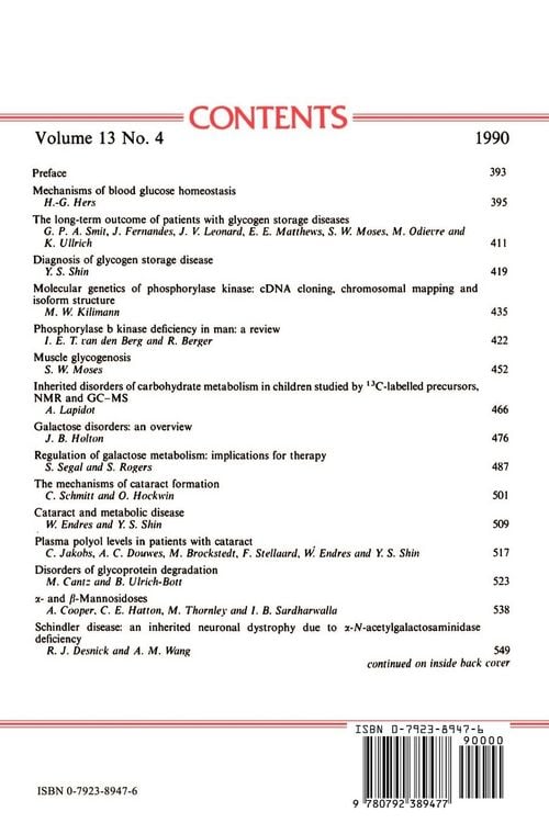 Produktbild: Carbohydrate and Glycoprotein Metabolism; Maternal Phenylketonuria
