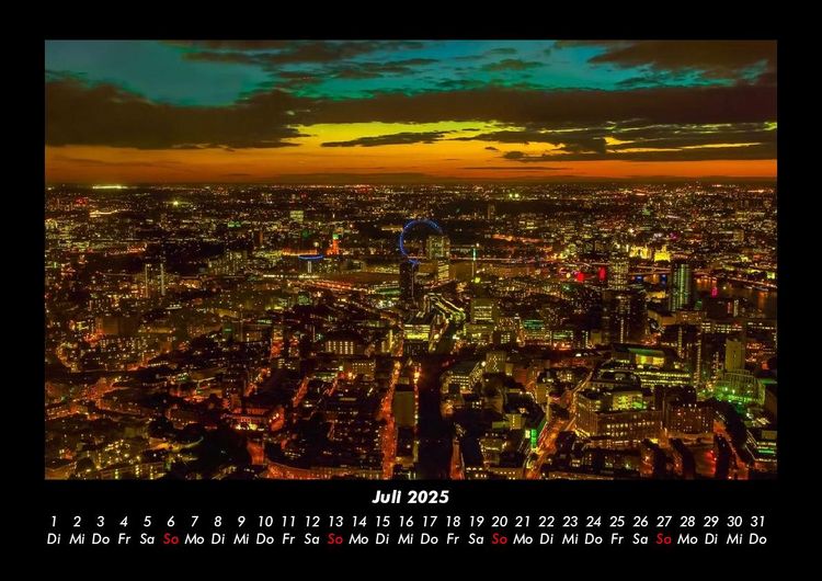 Produktbild: London 2025 Fotokalender DIN A3