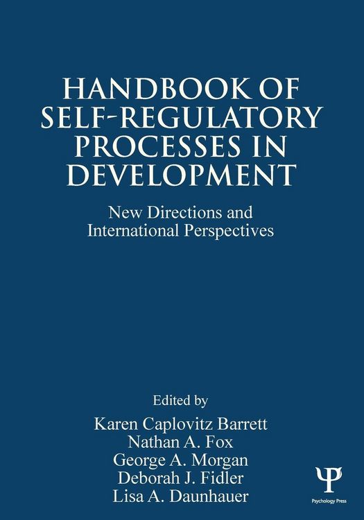 Produktbild: Handbook of Self-Regulatory Processes in Development