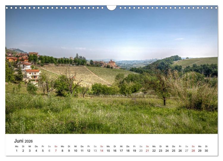 Produktbild: Piemont - bellissimo 2026 (Wandkalender 2026 DIN A3 quer), CALVENDO Monatskalender