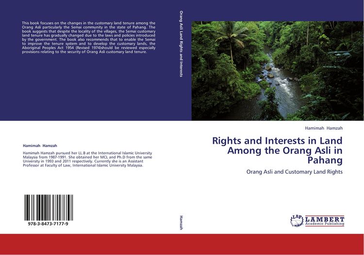Produktbild: Rights and Interests in Land Among the Orang Asli in Pahang