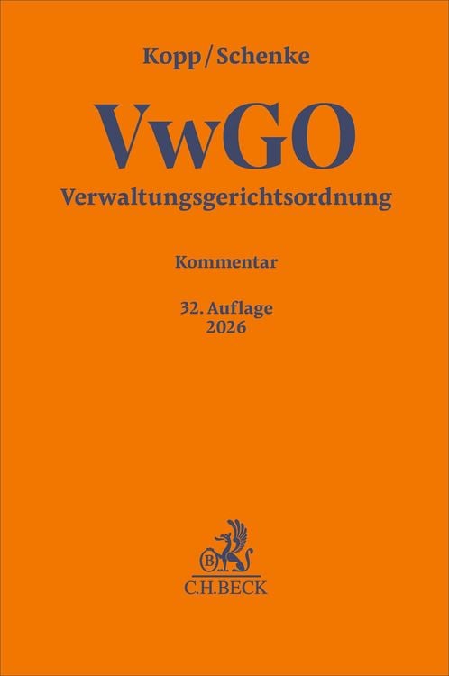 Produktbild: Verwaltungsgerichtsordnung. VwGO