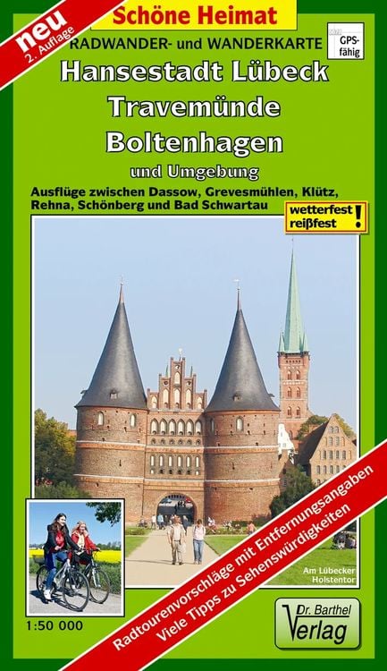 Bild vom Artikel Hansestadt Lübeck, Travemünde, Boltenhagen und Umgebung Radwander- und Wanderkarte 1 : 50 000 vom Autor Verlag Barthel