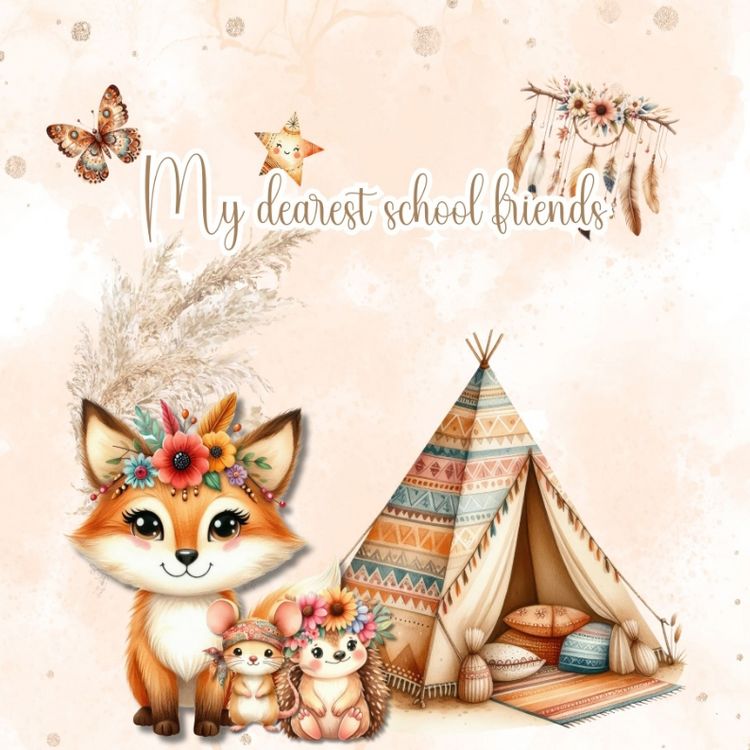 Produktbild: My Favorite School Friends &ndash; Boho Forest Animals