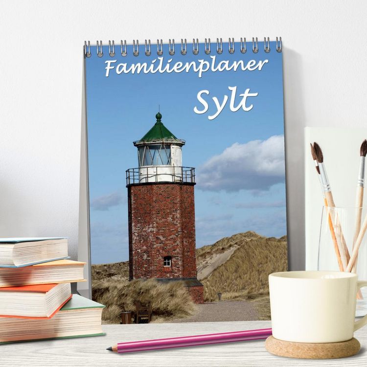 Produktbild: Familienplaner - Sylt (Tischkalender 2026 DIN A5 hoch), CALVENDO Monatskalender