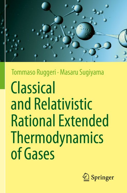 Produktbild: Classical and Relativistic Rational Extended Thermodynamics of Gases