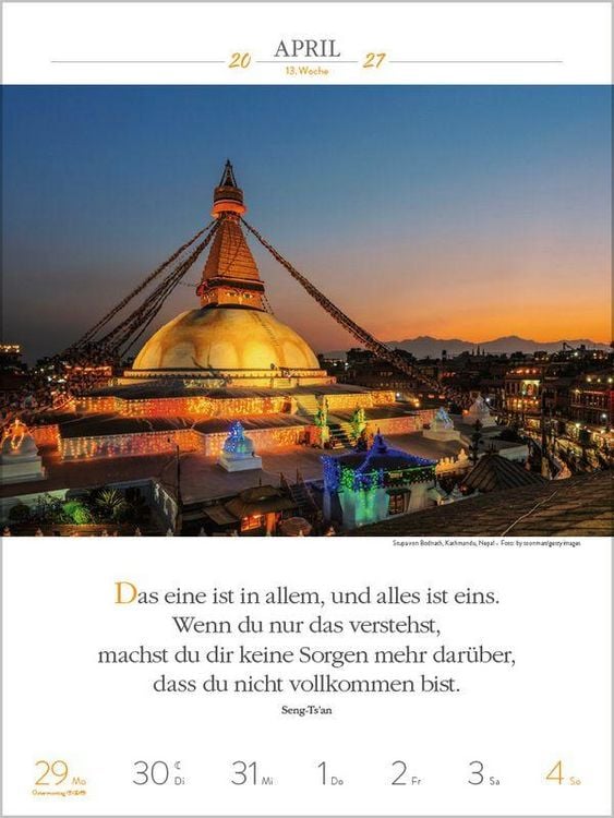 Produktbild: Buddhistische Weisheiten 2027