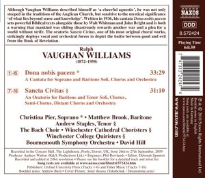 Produktbild: Hill, D: Dona Nobis Pacem/Sancta Civitas