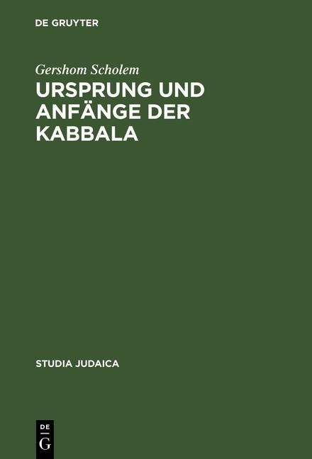 Produktbild: Ursprung und Anf&auml;nge der Kabbala
