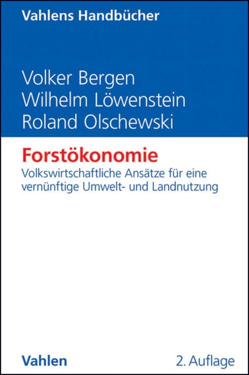 Produktbild: Forstökonomie