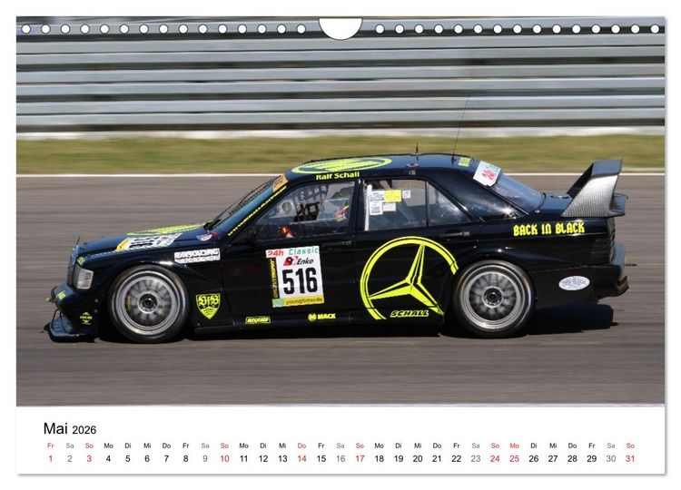 Produktbild: Motorsport in Deutschland (Wandkalender 2026 DIN A4 quer), CALVENDO Monatskalender