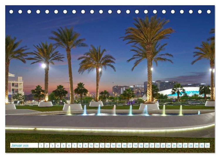 Produktbild: Atemraubendes Abu Dhabi - Idylle am Persischen Golf (Tischkalender 2026 DIN A5 quer), CALVENDO Monatskalender