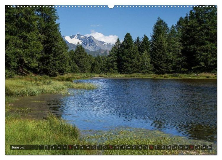 Produktbild: Valais Swiss Beauty (High Quality Premium Wall Calendar 2027 DIN A2 landscape),CALVENDO 12 Month Wall Calendar