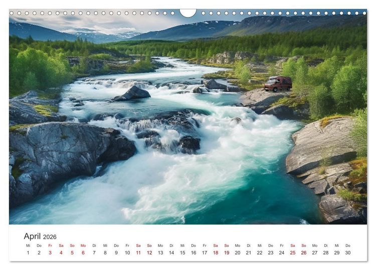 Produktbild: Der Ruf des Nordens (Wandkalender 2026 DIN A3 quer), CALVENDO Monatskalender