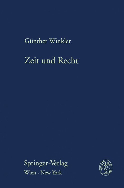 Produktbild: Zeit und Recht