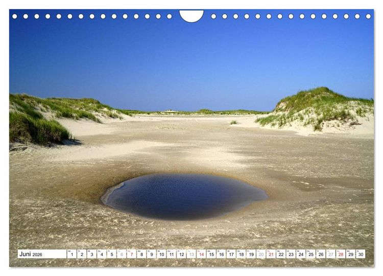 Produktbild: Norderney - von barfu&szlig; bis Lackschuh (Wandkalender 2026 DIN A4 quer), CALVENDO Monatskalender