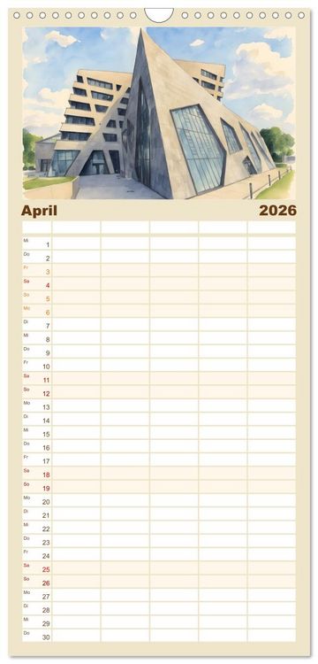 Produktbild: Familienplaner 2026 - Zauberhaftes L&uuml;neburg mit 5 Spalten (Wandkalender, 21 x 45 cm) CALVENDO