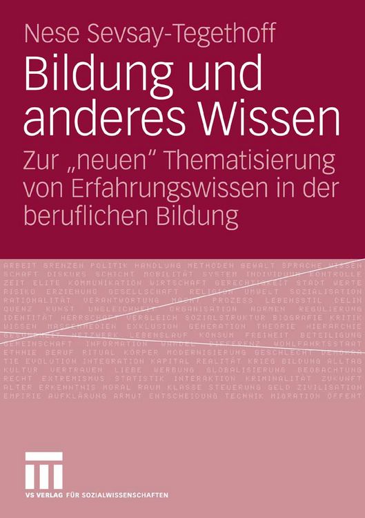 Produktbild: Bildung und anderes Wissen