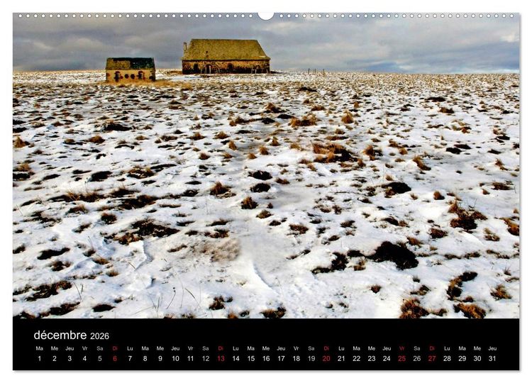 Produktbild: AUBRAC (Calendrier mural 2026 DIN A2 vertical) calendrier de bureau