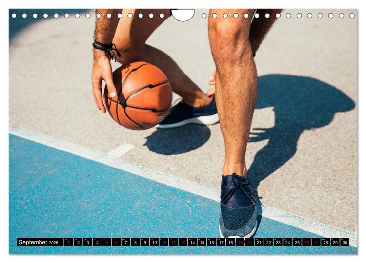 Produktbild: Trendsport Basketball (Wandkalender 2026 DIN A4 quer), CALVENDO Monatskalender