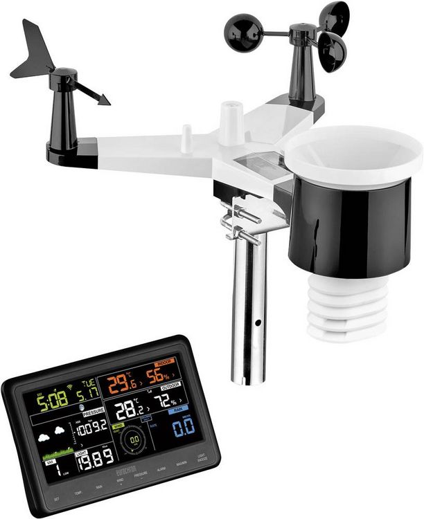 Produktbild: Eurochron EFWS 2900 Funk-Wetterstation Vorhersage f&uuml;r 12 bis 24 Stunden