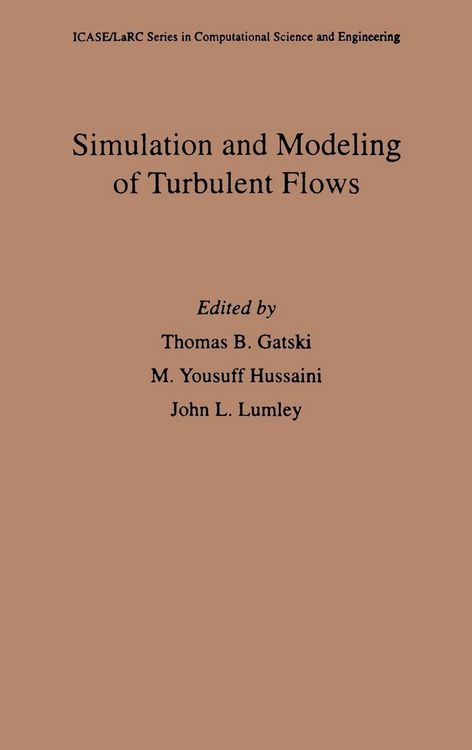Produktbild: Simulation and Modeling of Turbulent Flows