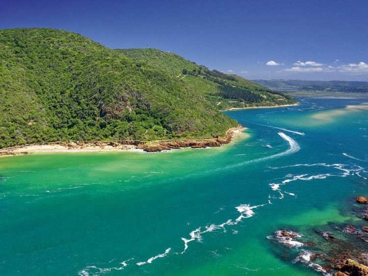 Produktbild: CALVENDO Puzzle Knysna-Lagoon - Landschaft an der Garden-Route in S&uuml;d-Afrika | 1000 Teile Lege-Gr&ouml;&szlig;e 64x48cm Foto-Puzzle f&uuml;r gl&uuml;ckliche Stunden