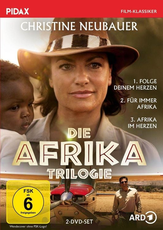 Produktbild: Die Afrika-Trilogie / Die komplette 3-teilige Spielfilmreihe mit Starbesetzung (Pidax Film-Klassiker) [2 DVDs]
