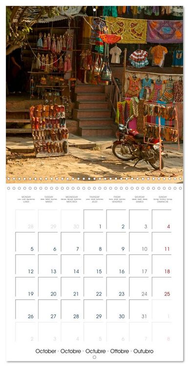 Produktbild: COLOURS OF INDIA (Wall Calendar 2026 12 &times; 12 Inch) CALVENDO 12 Month Wall Calendar