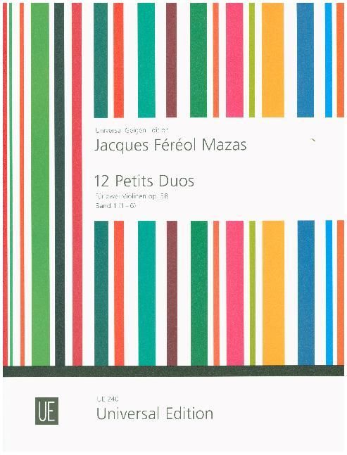Produktbild: Mazas, J: 12 kleine Duette op.38 (1-6)
