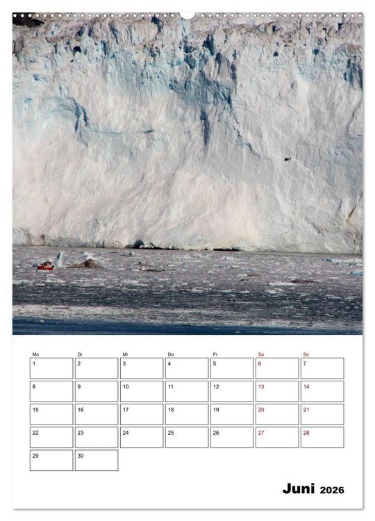 Produktbild: Die Eisberge von Ilulissat (Wandkalender 2026 DIN A2 hoch), CALVENDO Monatskalender