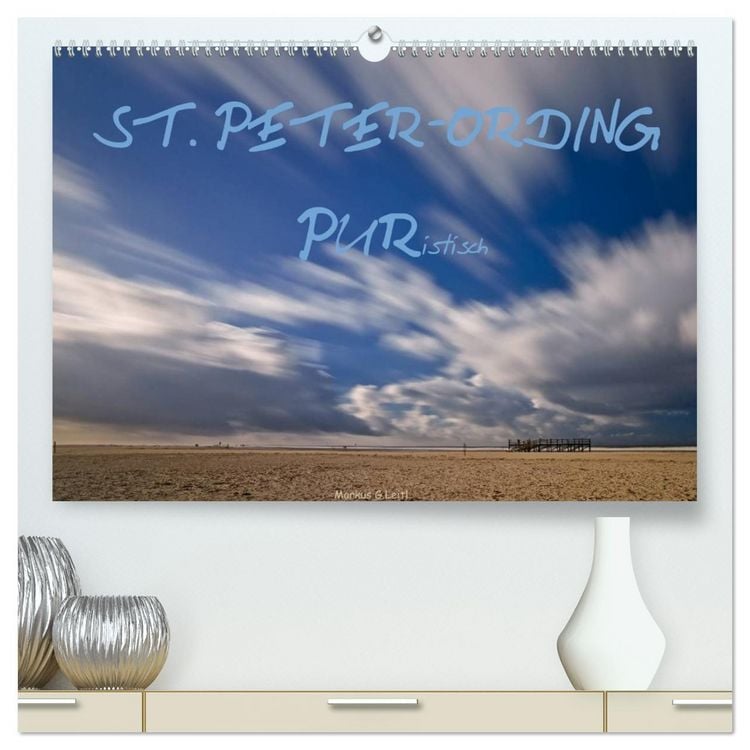 Produktbild: ST. PETER-ORDING PURistisch (hochwertiger Premium Wandkalender 2026 DIN A2 quer), Kunstdruck in Hochglanz