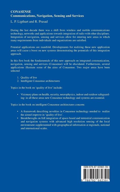 Produktbild: Communications, Navigation, Sensing and Services (CONASENSE)