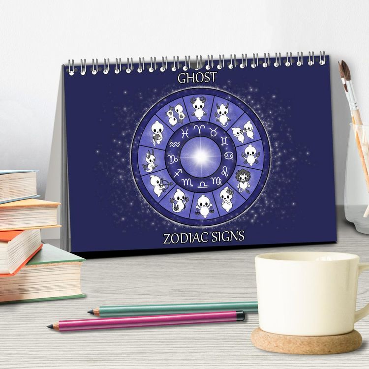 Produktbild: Geister Sternzeichen (Tischkalender 2026 DIN A5 quer), CALVENDO Monatskalender